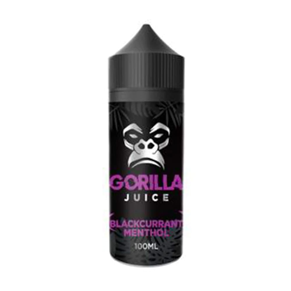 Blackcurrant Menthol 100ml Shortfill E-Liquid by Gorilla Juice - Shop Vapour