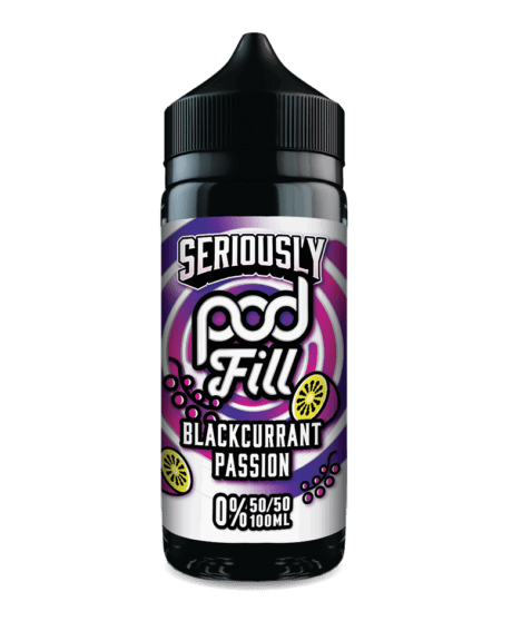 Blackcurrant Passion 100ml Shortfill E-liquid by Seriously Pod Fill - Shop Vapour