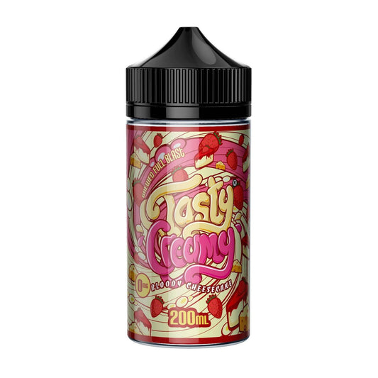 Bloody Cheesecake 200ml Shortfill E-Liquid by Tasty Creamy - Shop Vapour