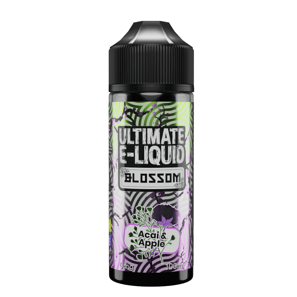 Blossom Acai & Apple 100ml Shortfill E-liquid by Ultimate Juice - Shop Vapour