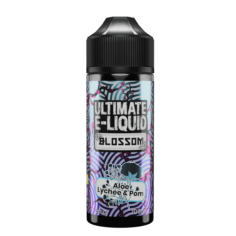 Blossom Aloe Lychee & Pom 100ml Shortfill E-liquid by Ultimate Juice - Shop Vapour