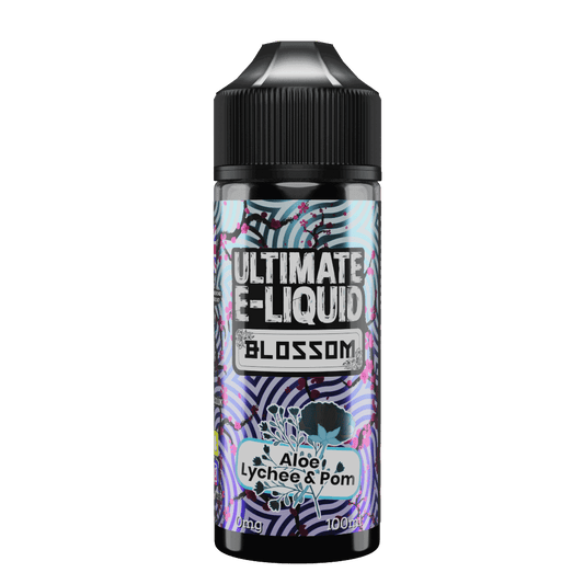 Blossom Aloe Lychee & Pom 100ml Shortfill E-liquid by Ultimate Juice - Shop Vapour