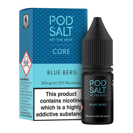 Blue Berg Nic Salt E-Liquid by Pod Salt Core - Shop Vapour