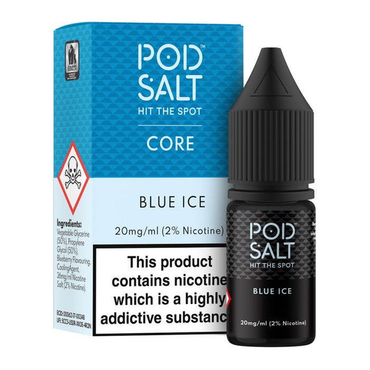 Blue Ice Nic Salt E-Liquid by Pod Salt Core - Shop Vapour
