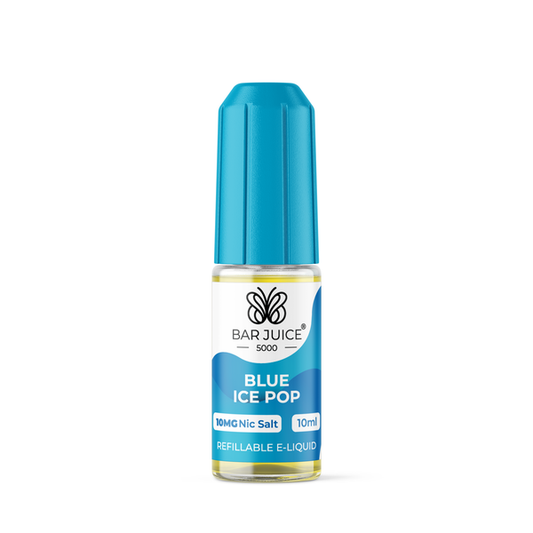 Blue Ice Pop Nic Salt E-Liquid by Bar Juice 5000 - Shop Vapour
