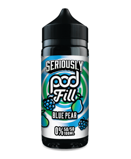 Blue Pear 100ml Shortfill E-Liquid by Seriously Pod Fill - Shop Vapour