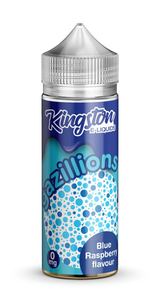 Blue Raspberry 100ml Shortfill E-Liquid by Kingston Gazillions - Shop Vapour