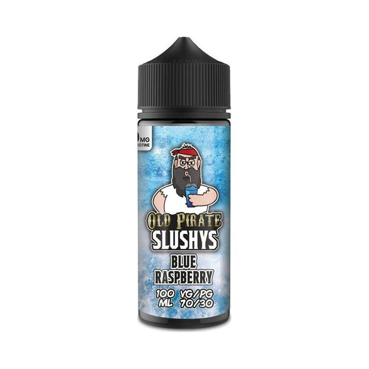 Blue Raspberry 100ml Shortfill E-Liquid by Old Pirate Original - Shop Vapour