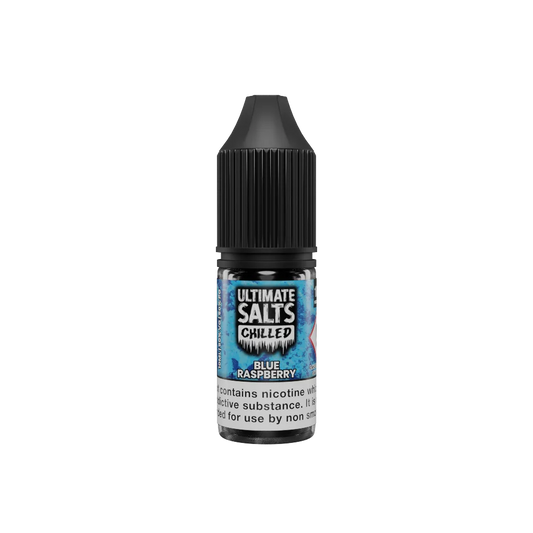 Blue Raspberry 10ml Nic Salt E-Liquid by Ultimate Salt Chilled - Shop Vapour