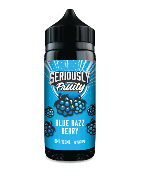 Blue Razz Berry 100ml Shortfill E-liquid by Seriously Fruity - Shop Vapour