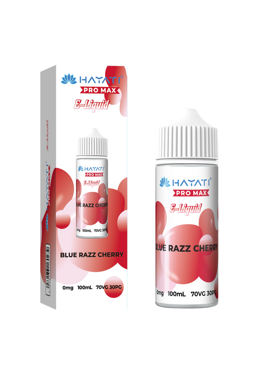 Blue Razz Cherry 100ml Shortfill E-Liquid by Hayati Pro Max - Shop Vapour