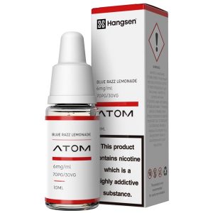 Blue Razz Lemonade 10ml Nic Salt E-Liquid by Hangsen Atom - Shop Vapour