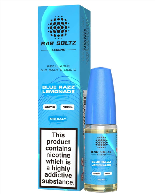 Blue Razz Lemonade Nic Salt E-Liquid by Bar Soltz Legend - Shop Vapour