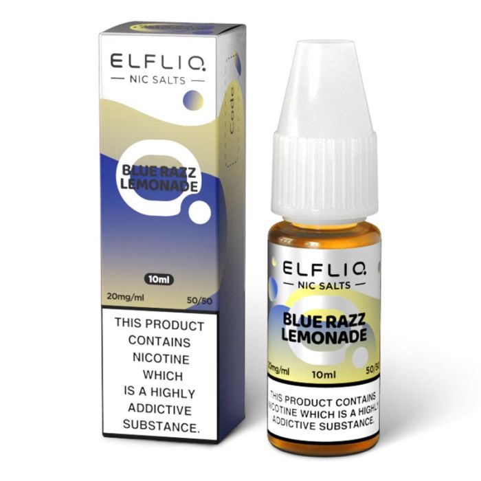 Blue Razz Lemonade Nic Salt E-Liquid by Elf Bar Elfliq - Shop Vapour