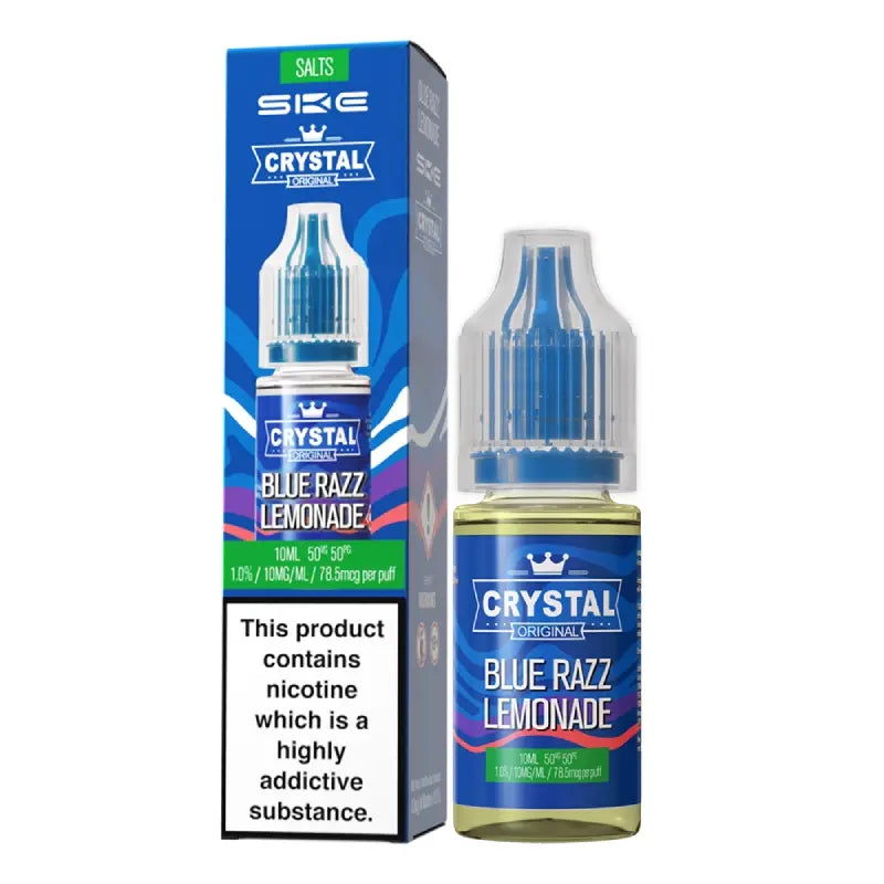 Blue Razz Lemonade Nic Salt E-Liquid by SKE Crystal Original - Shop Vapour