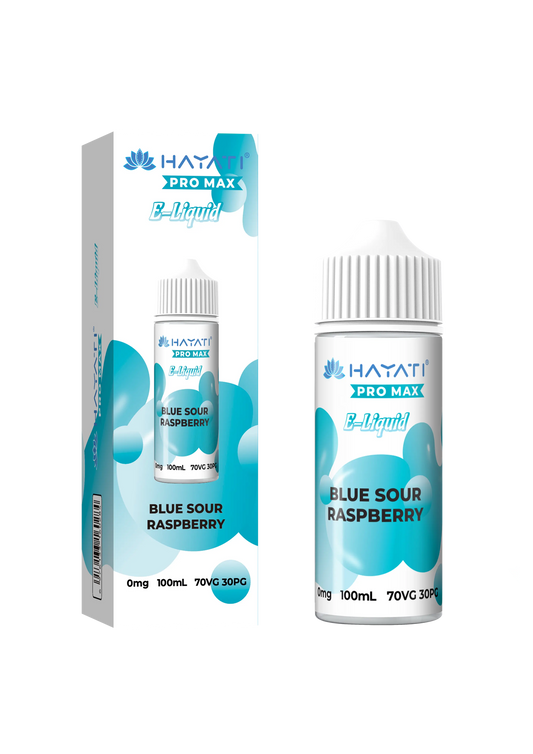 Blue Sour Raspberry 100ml Shortfill E-Liquid by Hayati Pro Max - Shop Vapour