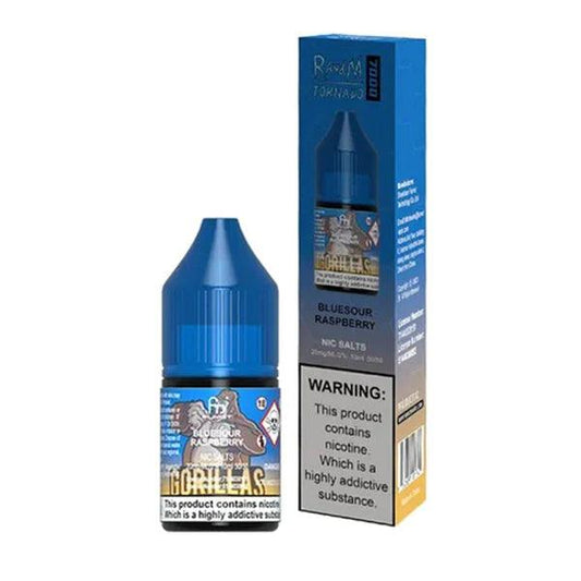Blue Sour Raspberry Nic Salt E-Liquid by RandM 7000 - Shop Vapour