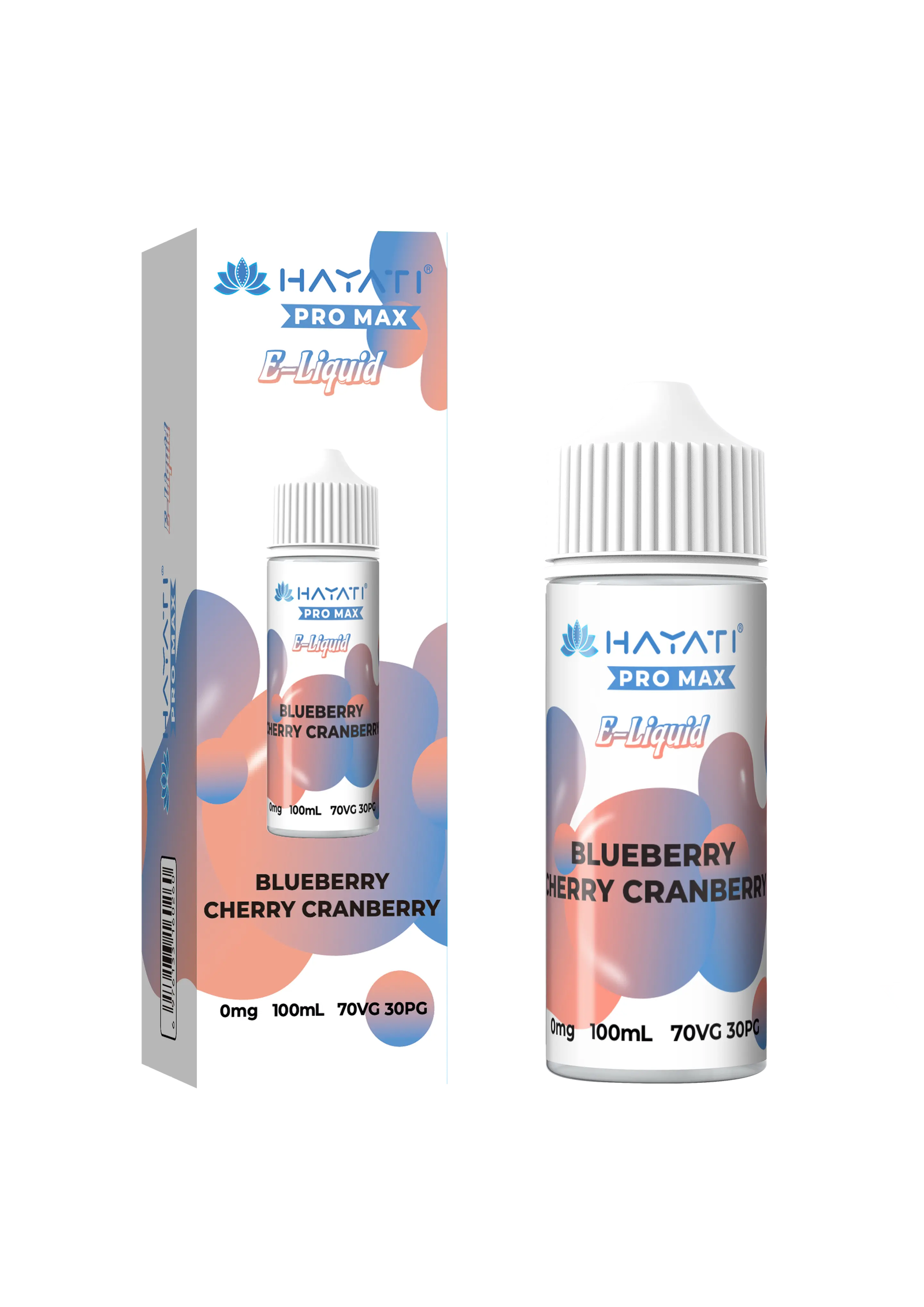 Blueberry Cherry Cranberry Hayati Pro Max 100ml Shortfill E-Liquid - Shop Vapour