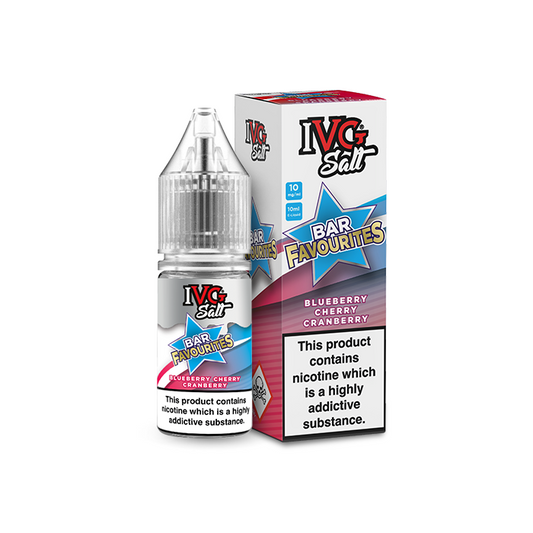 Blueberry Cherry Cranberry Nic Salt E-Liquid by IVG Bar Favourites - Shop Vapour