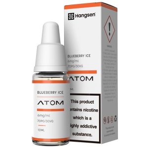 Blueberry Ice 10ml E-Liquid by Hangsen Atom - Shop Vapour