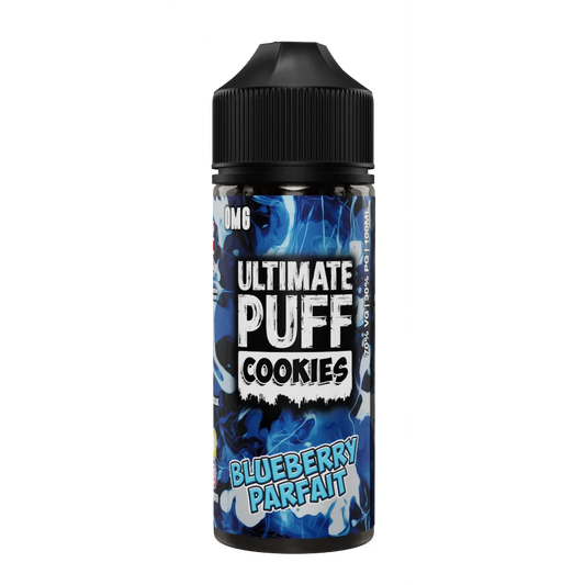 Blueberry Parfait 100ml Shortfill E-Liquid by Ultimate Puff Cookies - Shop Vapour