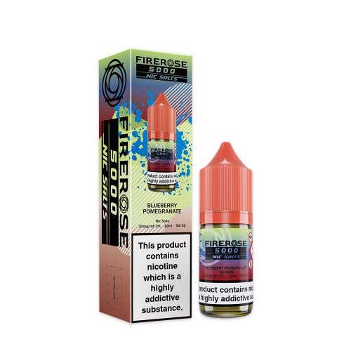 Blueberry Pomegranate Nic Salt E-Liquid by Elux Firerose 5000 - Shop Vapour