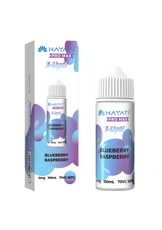 Blueberry Raspberry 100ml Shortfill E-Liquid by Hayati Pro Max - Shop Vapour