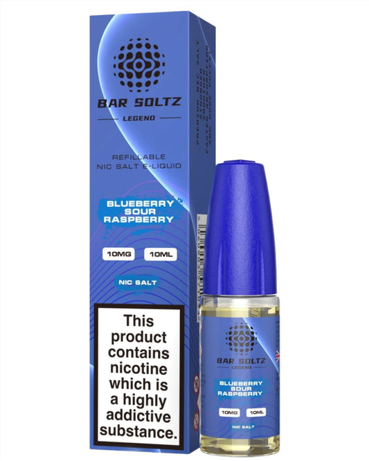 Blueberry Sour Raspberry Nic Salt E-Liquid by Bar Soltz Legend - Shop Vapour