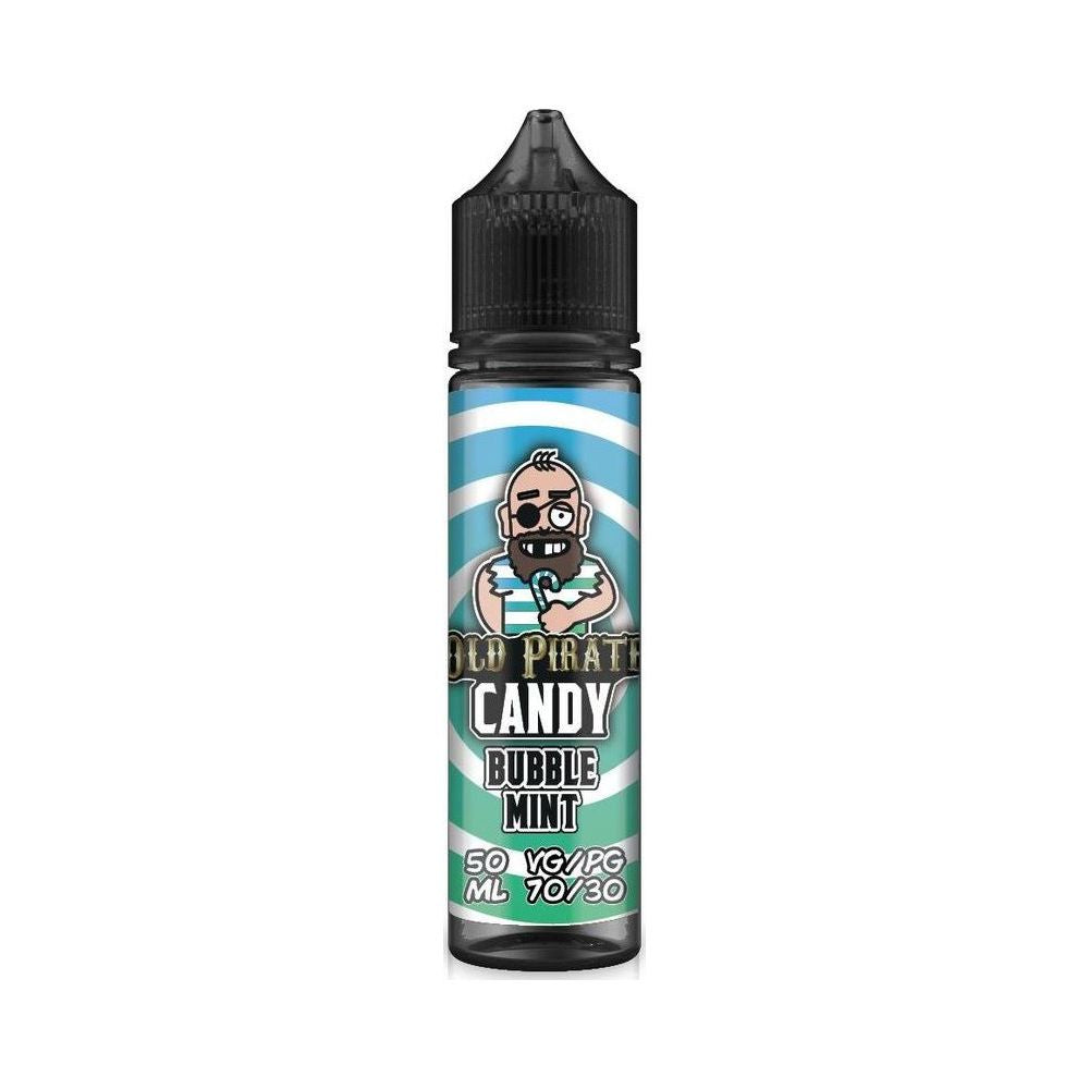 Bubble Mint 50ml Shortfill E-Liquid by Old Pirate Candy - Shop Vapour