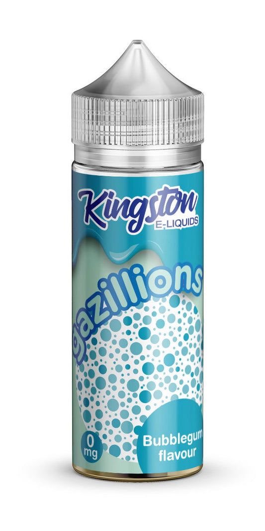 Bubblegum 100ml Shortfill E-Liquid by Kingston Gazillions - Shop Vapour