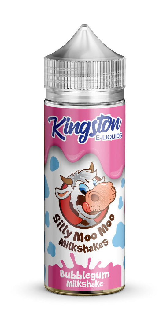 Bubblegum 100ml Shortfill E-Liquid by Kingston Silly Moo Moo - Shop Vapour