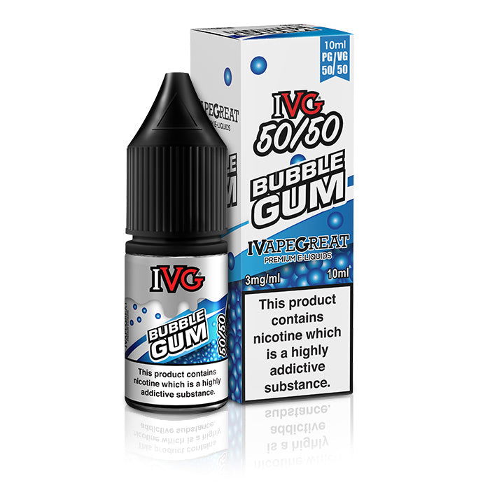 Bubblegum 10ml E-Liquid by IVG 50/50 - Shop Vapour