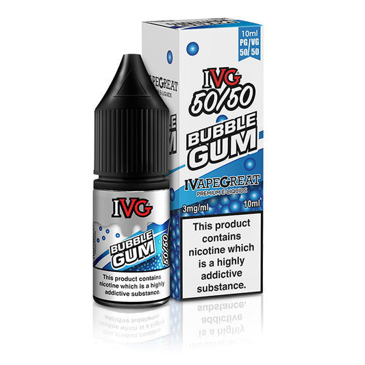 Bubblegum 10ml E-Liquid by IVG 50/50 - Shop Vapour