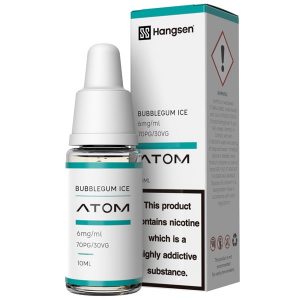 Bubblegum Ice 10ml E-Liquid by Hangsen Atom - Shop Vapour