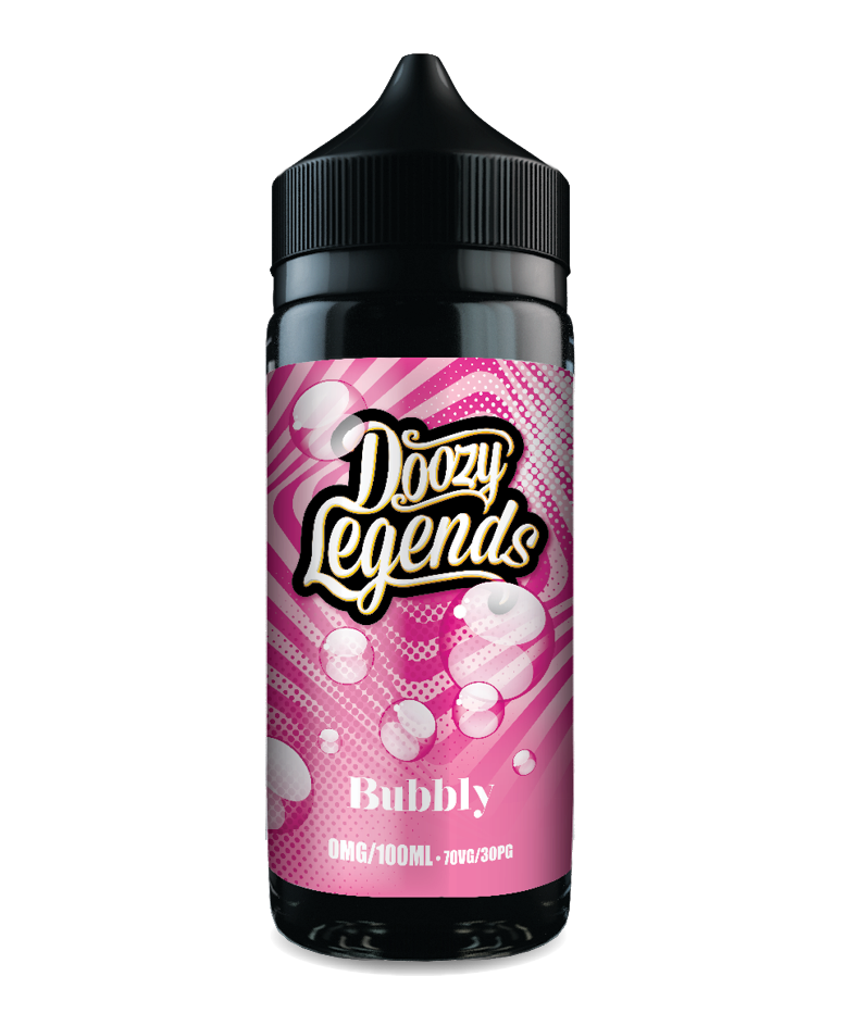 Bubbly 100ml Shortfill E-Liquid by Doozy Legends - Shop Vapour
