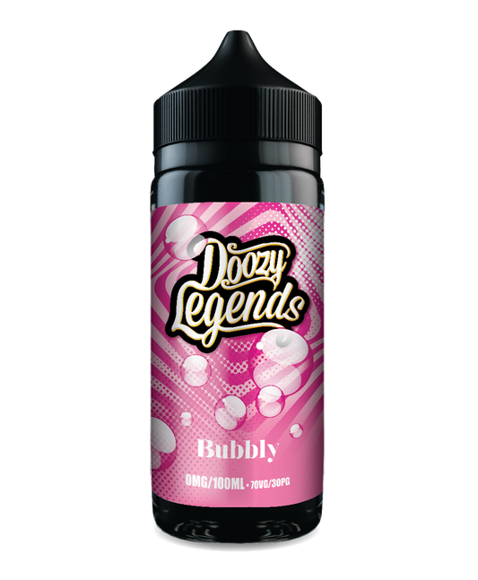 Bubbly 100ml Shortfill E-Liquid by Doozy Legends - Shop Vapour