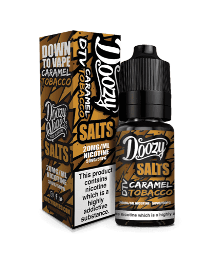 Caramel Tobacco Nic Salt E-Liquid by Doozy Salts - Shop Vapour