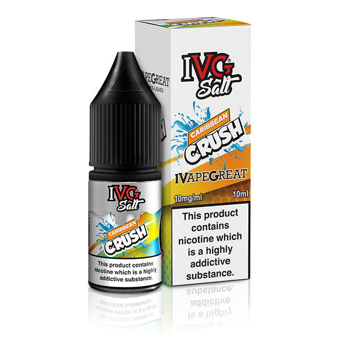 Caribbean Crush Nic Salt E-Liquid by IVG Salts - Shop Vapour
