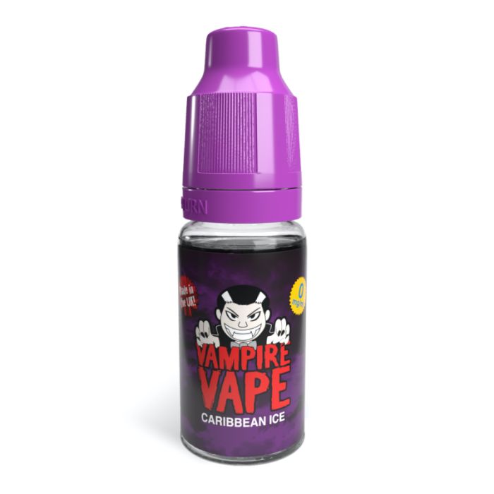 Caribbean Ice 10ml E-Liquid by Vampire Vape - Shop Vapour