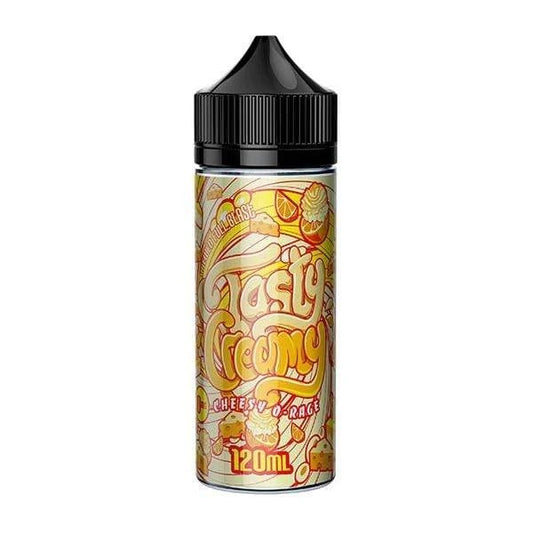 Cheesy O-rage 100ml Shortfill E-Liquid by Tasty Creamy - Shop Vapour