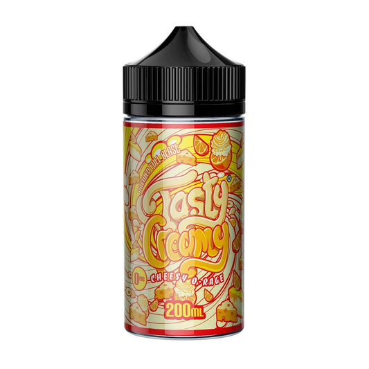 Cheesy O-rage 200ml Shortfill E-Liquid by Tasty Creamy - Shop Vapour