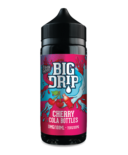 Cherry Cola Bottles 100ml Shortfill E-Liquid by Big Drip - Shop Vapour