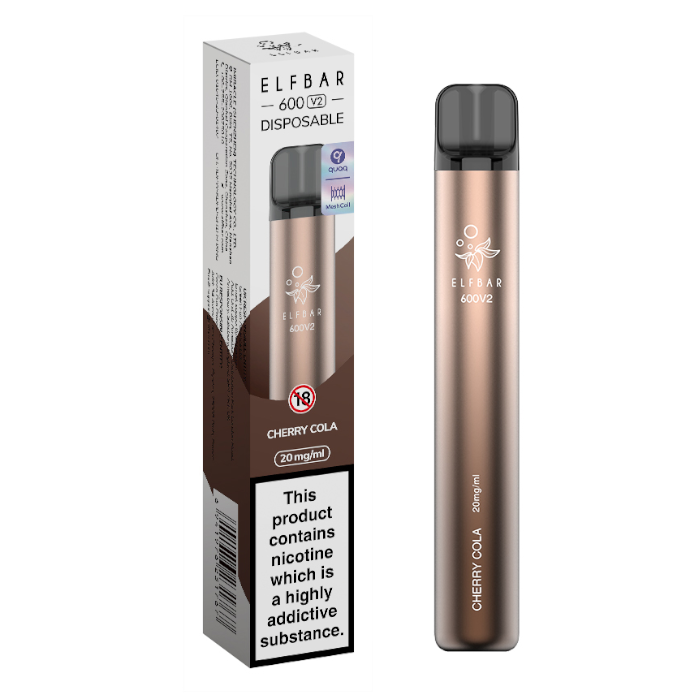 Cherry Cola Elf Bar 600 V2 Disposable Vape - Shop Vapour