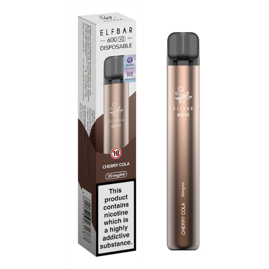 Cherry Cola Elf Bar 600 V2 Disposable Vape - Shop Vapour