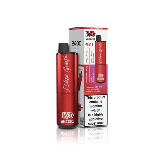 Cherry Edition IVG 2400 Disposable Vape - Shop Vapour