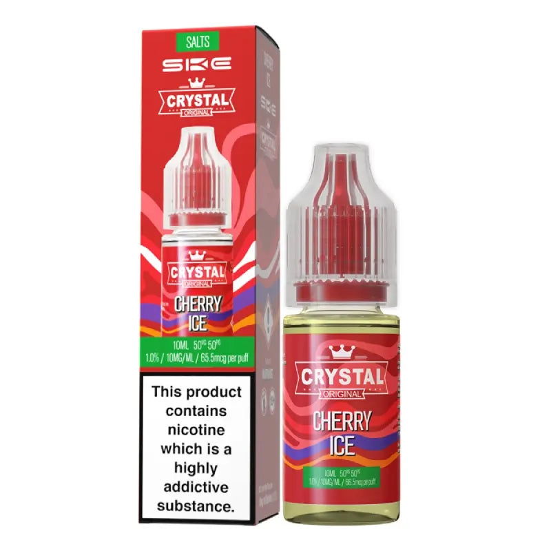 Cherry Ice Nic Salt E-Liquid by SKE Crystal Original - Shop Vapour