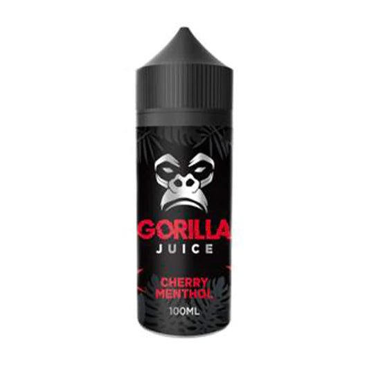 Cherry Menthol 100ml Shortfill E-Liquid by Gorilla Juice - Shop Vapour