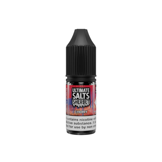 Cherry Nic Salt E-Liquid by Ultimate Sherbet - Shop Vapour