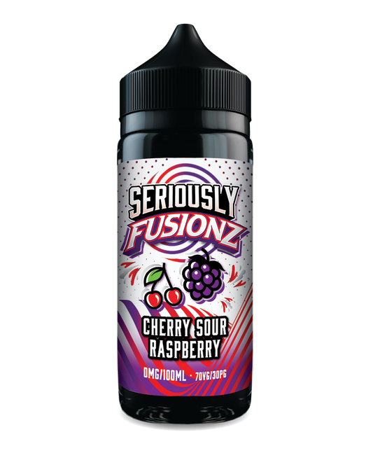 Cherry Sour Raspberry 100ml Shortfill E-Liquid by Seriously Fusionz - Shop Vapour
