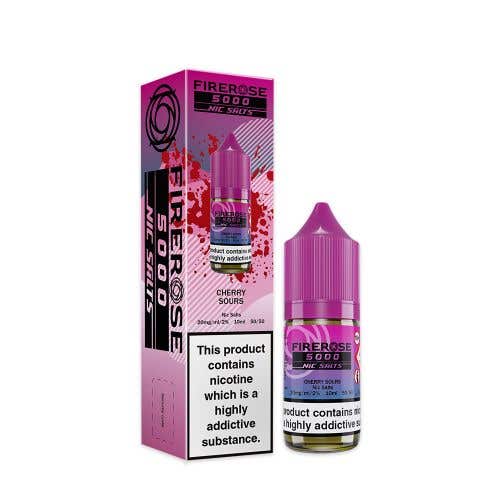 Cherry Sours Nic Salt E-Liquid by Elux Firerose 5000 - Shop Vapour